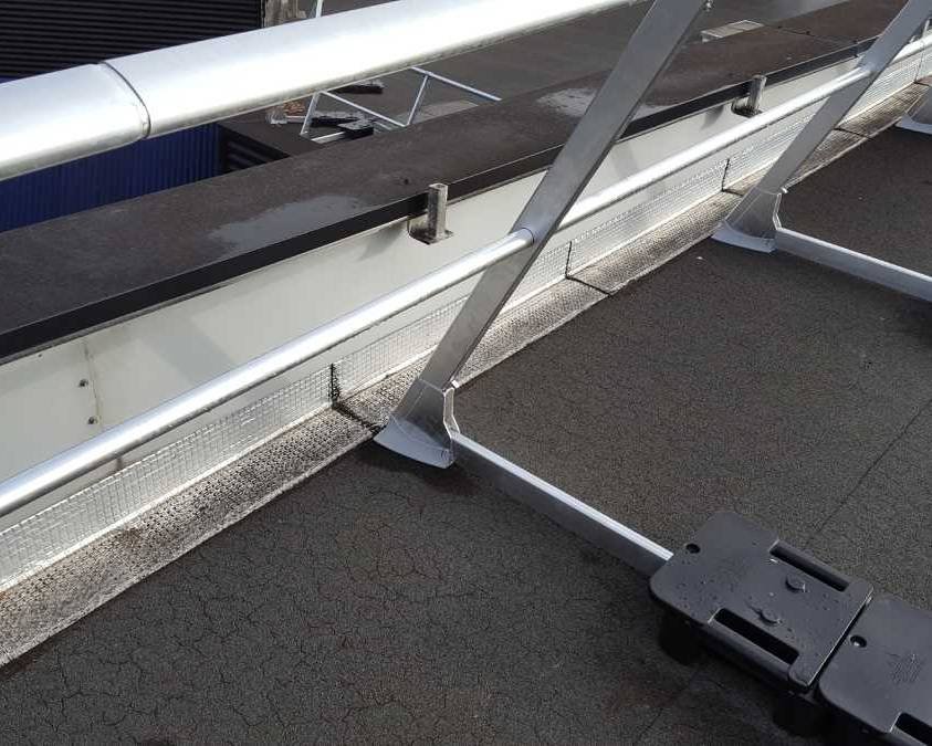 Nahaufnahme des Geländers